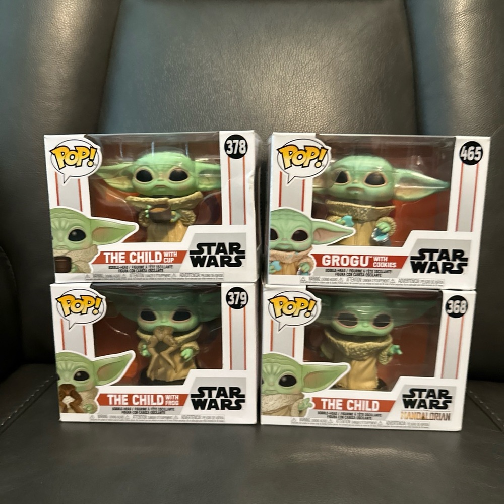 Funko Pop! Vinyl: Star Wars - The Child Lot Of 4